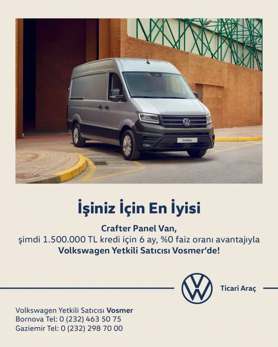 VW TİCARİ CRAFTER PANELVAN